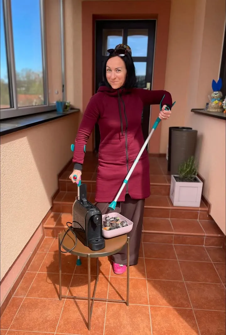 Příspěvek: ❤️ Markéta Bartko je prostě k nezastavení – a pořád s úsměvem!
I s berlemi zvlád…